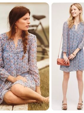 holding horses blue dress Holding Horses – The Resale Boutique main image 0
